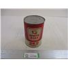 Image 1 : White Roase Motor Oil Can w/ Paper (Cardboard?) Label