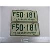 Image 1 : Pair of 1974 Saskatchewan License Plates