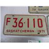 Image 2 : (3) 1970's Saskatchewan License Plates