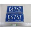 Image 1 : Pair of 1971 British Columbia License Plates