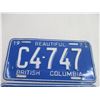 Image 3 : Pair of 1971 British Columbia License Plates