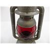 Image 3 : Beacon Barn Lantern w/ Red Globe (15" Tall Missing Filer Cap)