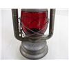 Image 5 : Beacon Barn Lantern w/ Red Globe (15" Tall Missing Filer Cap)