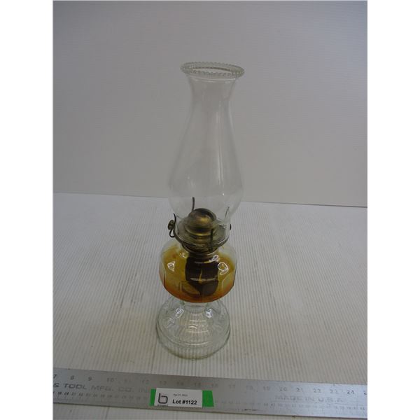 Clear Oil Lamp w/ Chimney