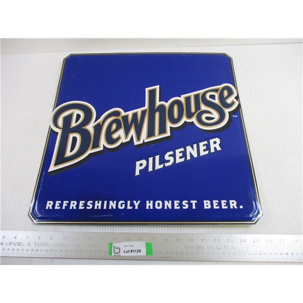 Brewhouse Pilsener Tin Sign ( 19x19)