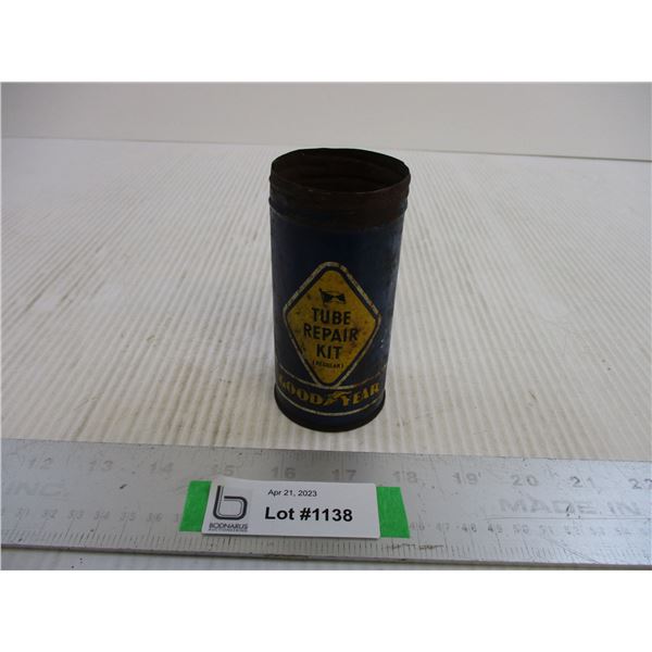 Good Year Tube Repair Kit Tin (4.5" Tall No Cap)