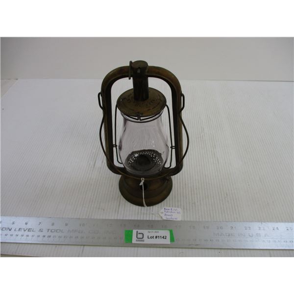 L.W Tubular US Brass Lantern (11" Tall- No Filter Cap Rare?)