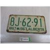 Image 1 : 1867-1967 Alberta License Plate