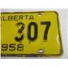 Image 3 : 1958 Alberta License Plate