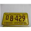 Image 2 : Pair of 1967 Saskatchewan License Plates