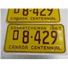 Image 3 : Pair of 1967 Saskatchewan License Plates