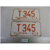 Image 1 : Pair of 1975 Yukon License Plates