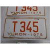 Image 3 : Pair of 1975 Yukon License Plates