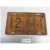 Image 1 : 1939 Saskatchewan License Plate