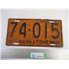 Image 1 : 1942 Saskatchewan License Plate