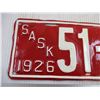 Image 2 : 1926 Saskatchewan License Plate (Repainted)