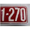 Image 3 : 1926 Saskatchewan License Plate (Repainted)