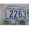 Image 2 : 1992 Northwest Territories Polar Bear License Plate