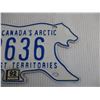 Image 3 : 1992 Northwest Territories Polar Bear License Plate