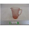 Image 1 : Pink Depression Pitcher (4.5" Tall)