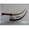 Image 1 : Oriental Styled Sword w/ (3) Daggers (Consigner says Sheath is From Timbuktu)