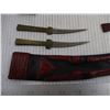 Image 6 : Oriental Styled Sword w/ (3) Daggers (Consigner says Sheath is From Timbuktu)