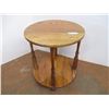 Image 1 : *Round End table On Casters (22" Tall)