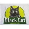 Image 2 : Black Cat Porcelain Sign (6x6)