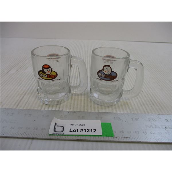 (2) Mini A&W Mugs