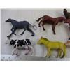 Image 2 : (9) Hard Plastic Animals