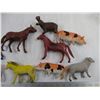 Image 3 : (9) Hard Plastic Animals