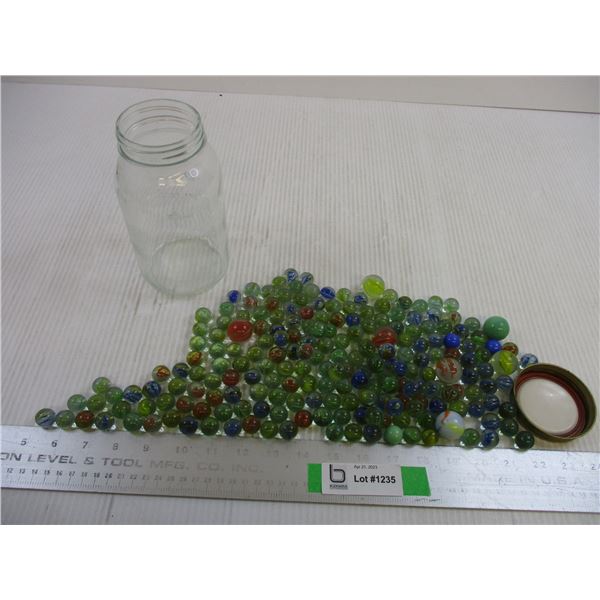 Jar of Marbles and Shooters