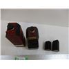 Image 4 : (2) Canadian Rye Whisky Elevator Decanters (11" Tall)