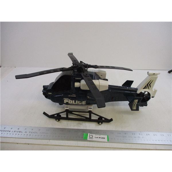 Tonka Police Helicopter (18.5" Long Plastic)