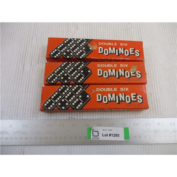 (3) Double Six Dominoes