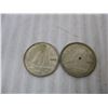 Image 2 : ^1942 and 1945 Canadian Dimes