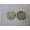 Image 3 : ^1942 and 1945 Canadian Dimes