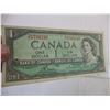 Image 3 : ^1954 Canadian One Dollar Bill (5794340)