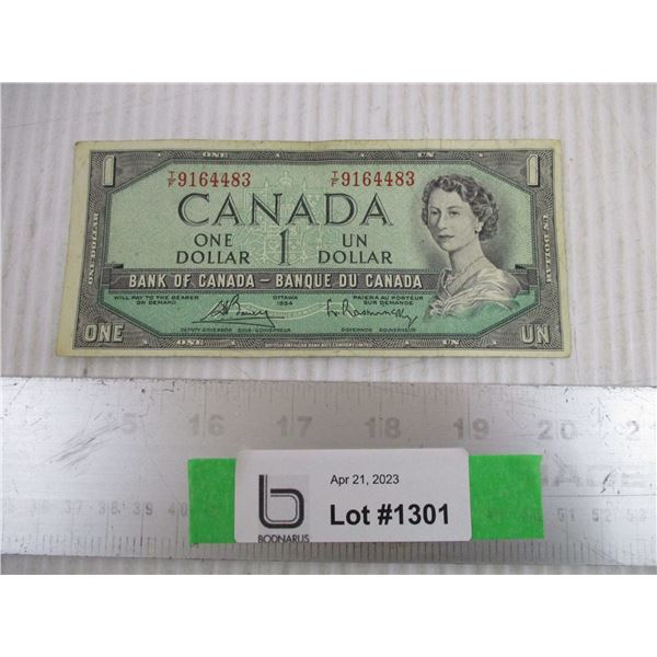 ^1954 Canadian One Dollar Bill (9164483)