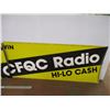 Image 3 : *CFQC Radio 2-Piece Sign Heavy Tin (30x138)