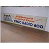 Image 1 : *CFQC Radio 2-Piece Double Sided Sign Heavy Tin (30x138)