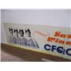 Image 2 : *CFQC Radio 2-Piece Double Sided Sign Heavy Tin (30x138)