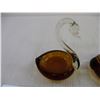 Image 2 : 2X the Bid Price--Art Glass Swans