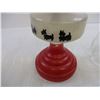 Image 3 : Scottie Dog Coal Oil Lamp w/ 9 Dogs