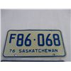 Image 2 : Pair of 1976 Saskatchewan #F86-068 License Plates