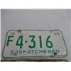 Image 2 : (2)1968 Saskatchewan License Plates #F4-316 & F90-281