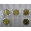 Image 3 : Set of 5 2014 Canadian Lucky Loonies