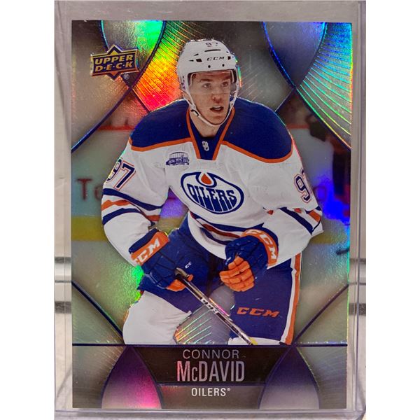 ^Connor McDavid Upper Deck Rookie Card 2015-16 Tim Hortons Foil Card