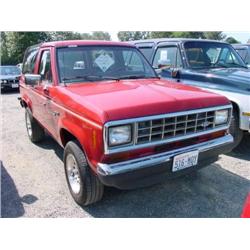  1988 FORD BRONCO II - 3,635 (5-Digit)