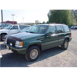  1994 JEEP GRAND CHEROKEE-V8 - 186,260 Exmt